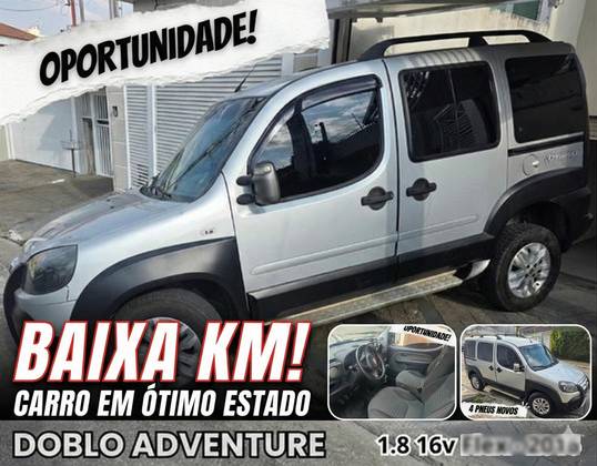 FIAT DOBLÒ 1.8 MPI ADVENTURE 16V FLEX 4P MANUAL